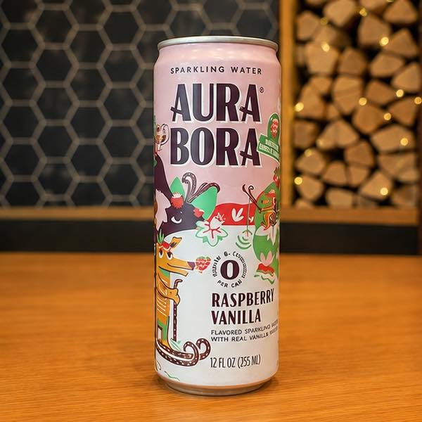 Raspberry Cream Sparkling Water for catering